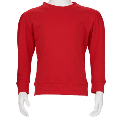 Holly Sweatshirt in Red French Terry