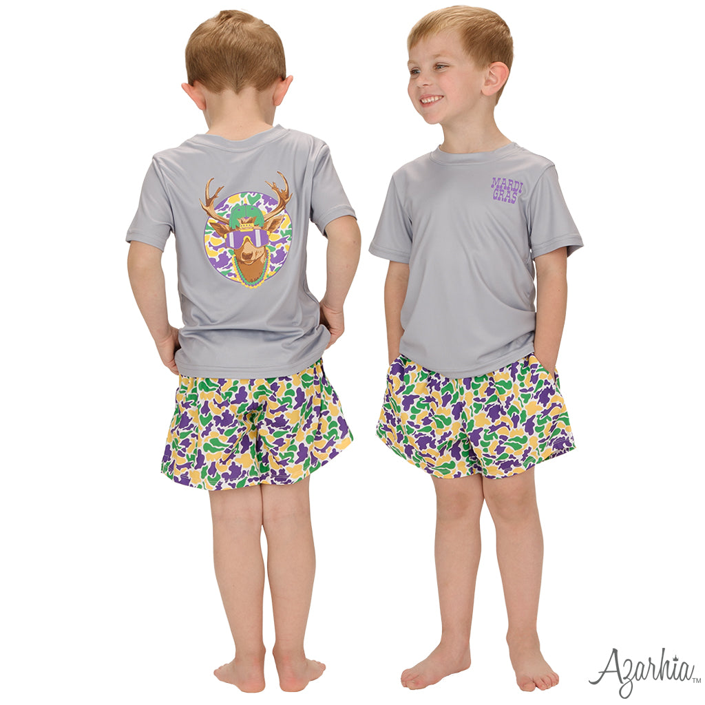 Mardi Gras Camo Billy Short