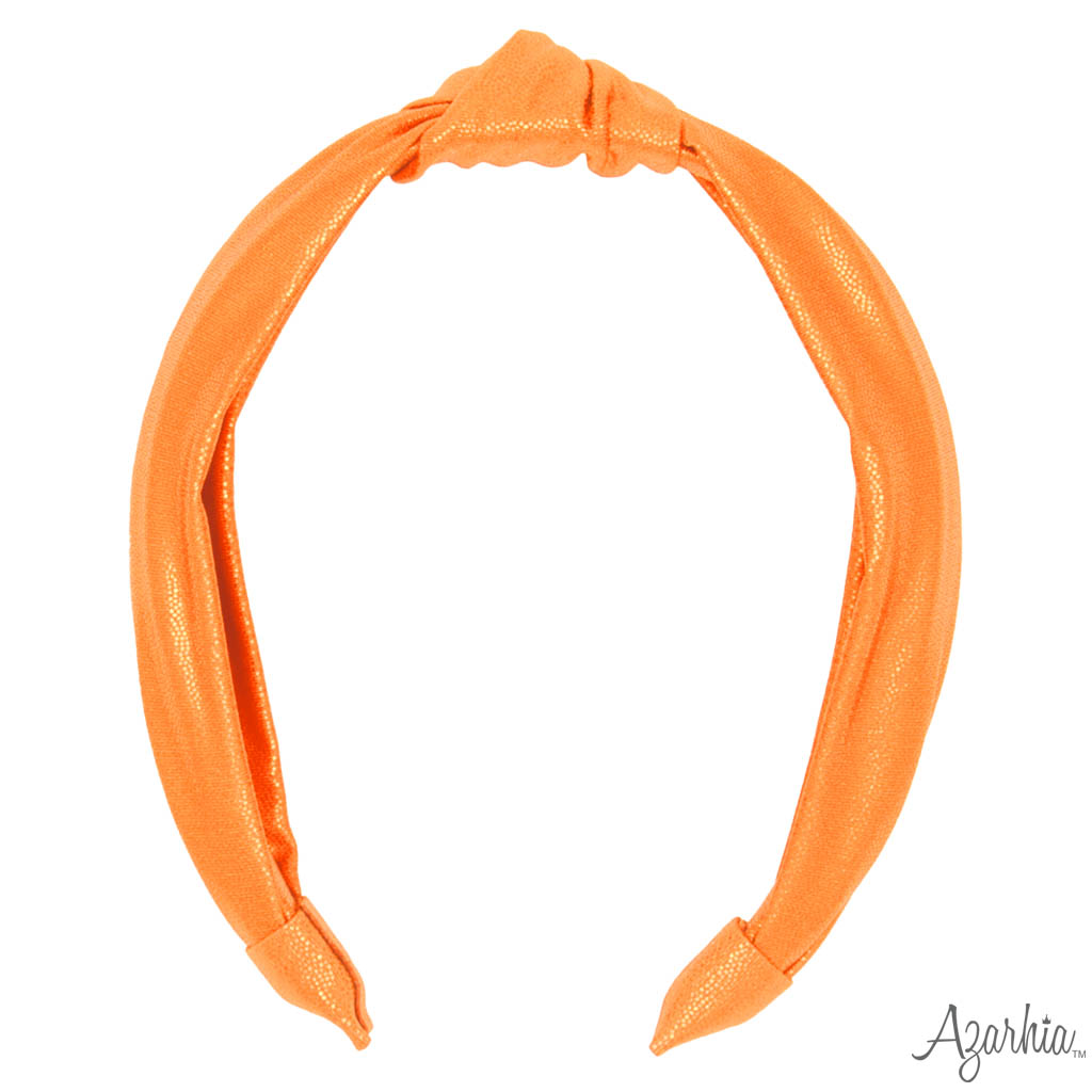 Shimmer Ruffle Sleeve Sequin Cheer in Orange