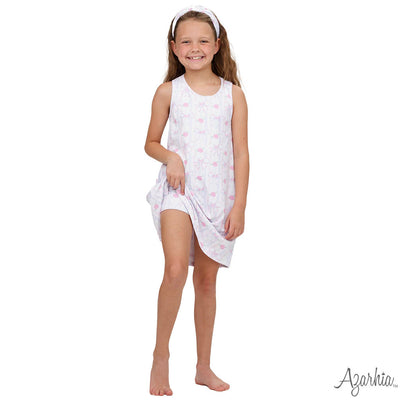 Izzy Tennis Dress & Shorts Water Color Bows