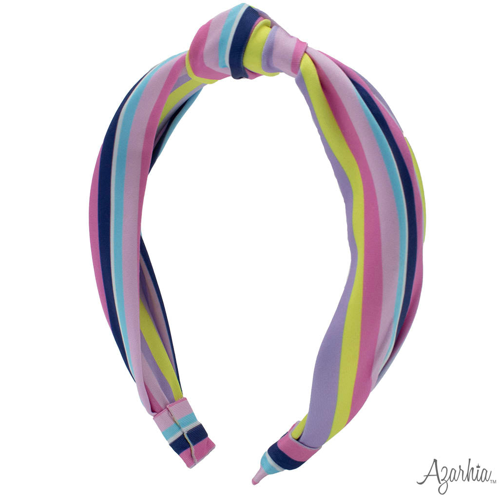 Top Knot Headband in Stripes