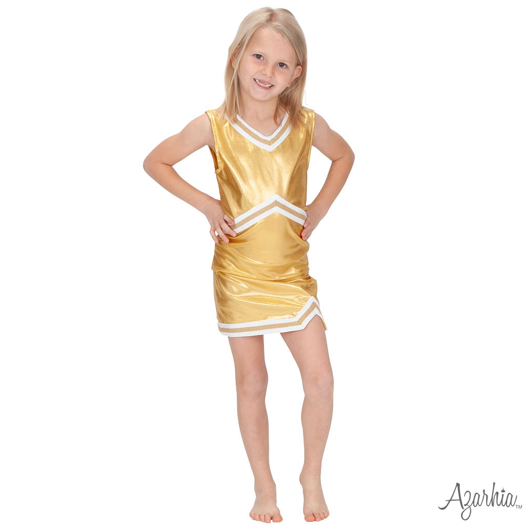 Tinsel Game Day Ringer Boxy T' Gold
