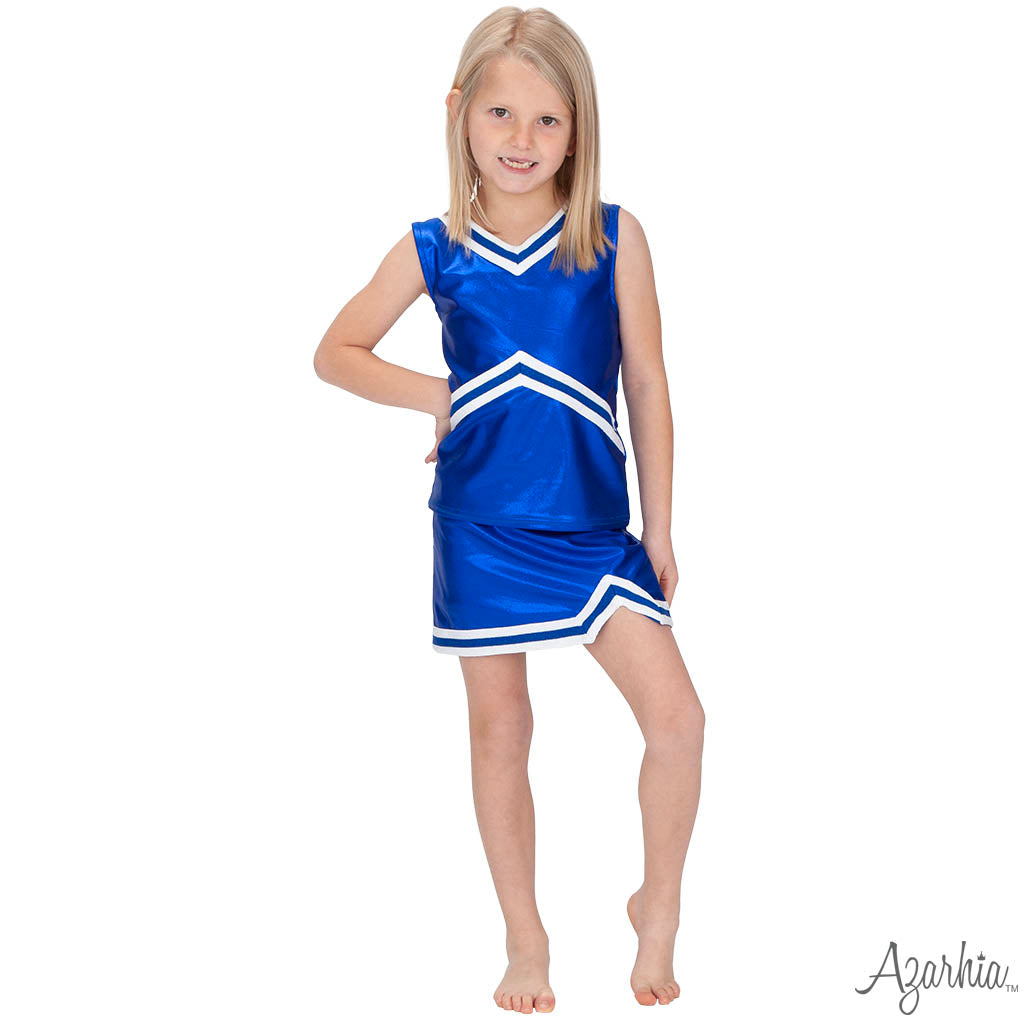 Shimmer Cheer Suit in Royal