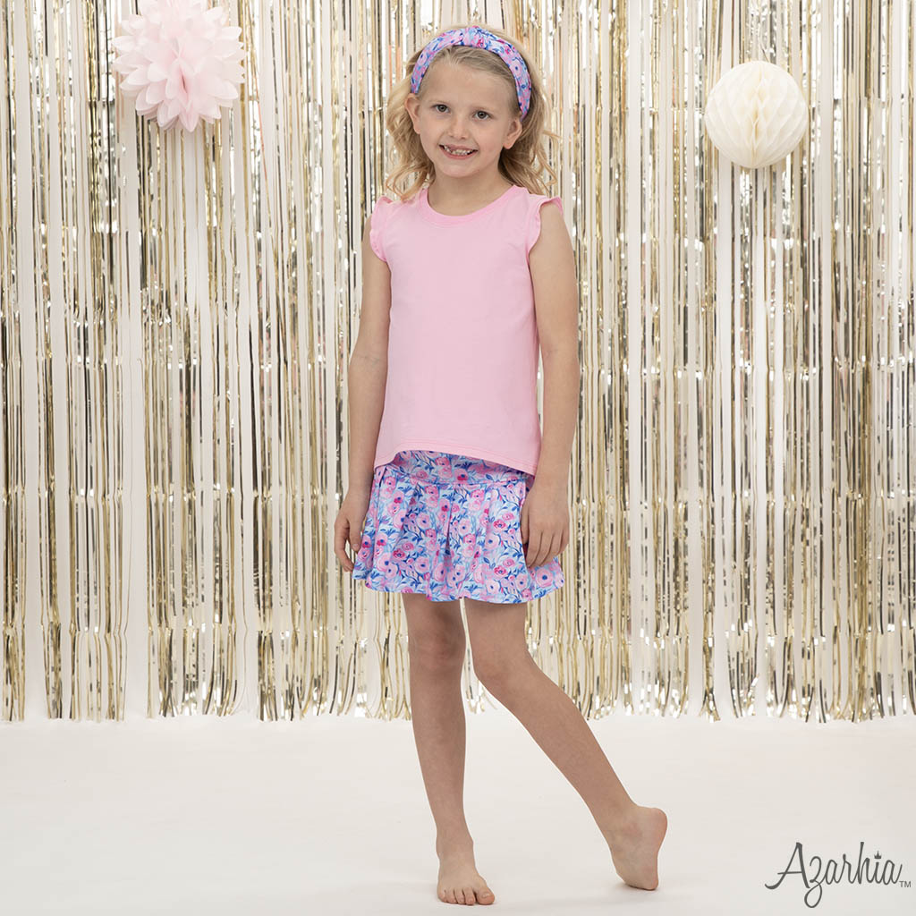 Tennis Skort in Blooming Petals