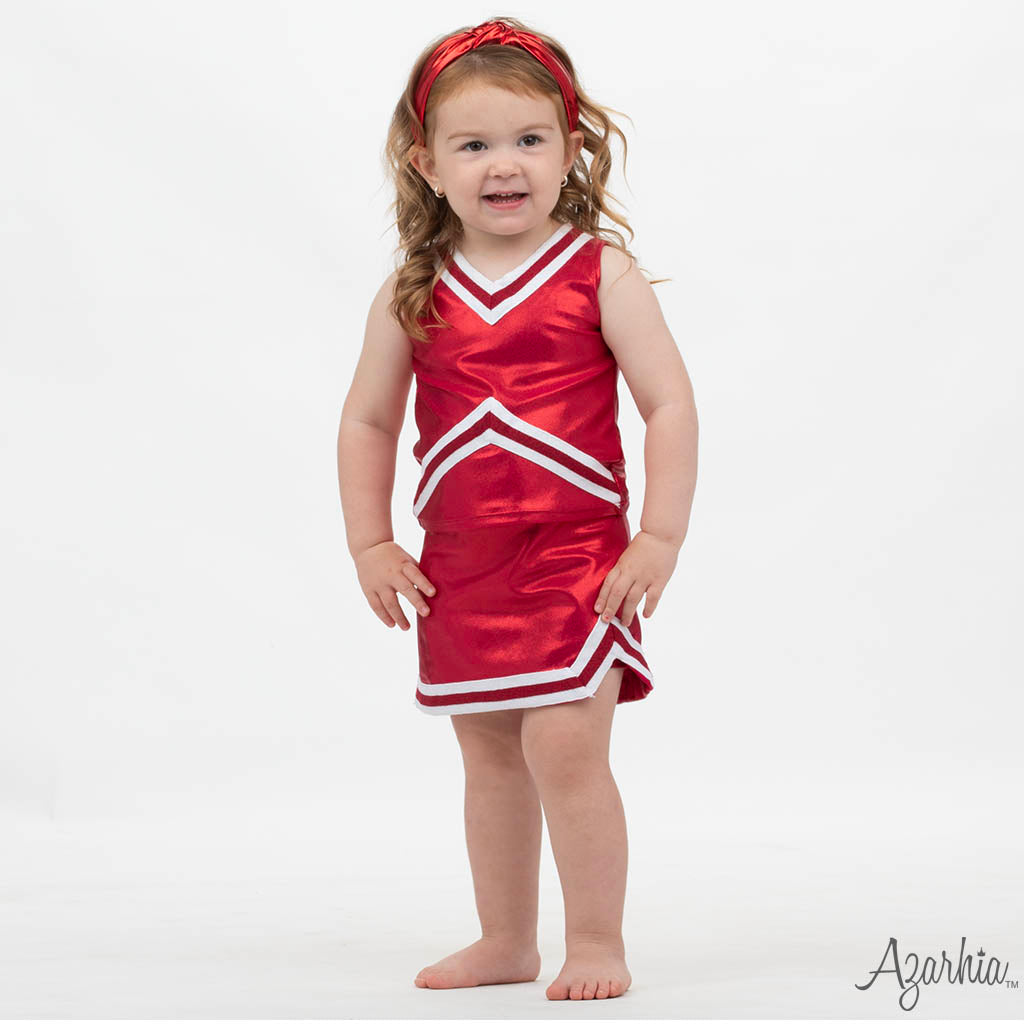 Top Knot Headband in Crimson Shimmer