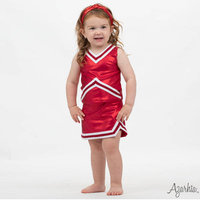 Top Knot Headband in Crimson Shimmer