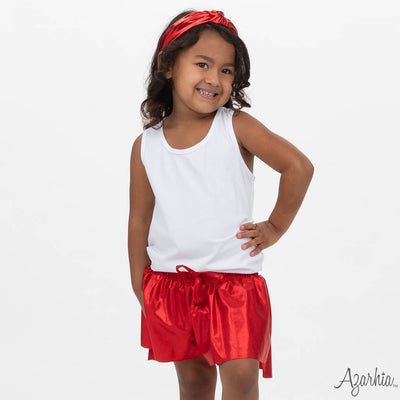 Top Knot Headband in Red Shimmer
