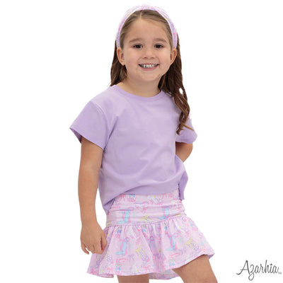 Rodeo Boots and Bow Gathered Skort