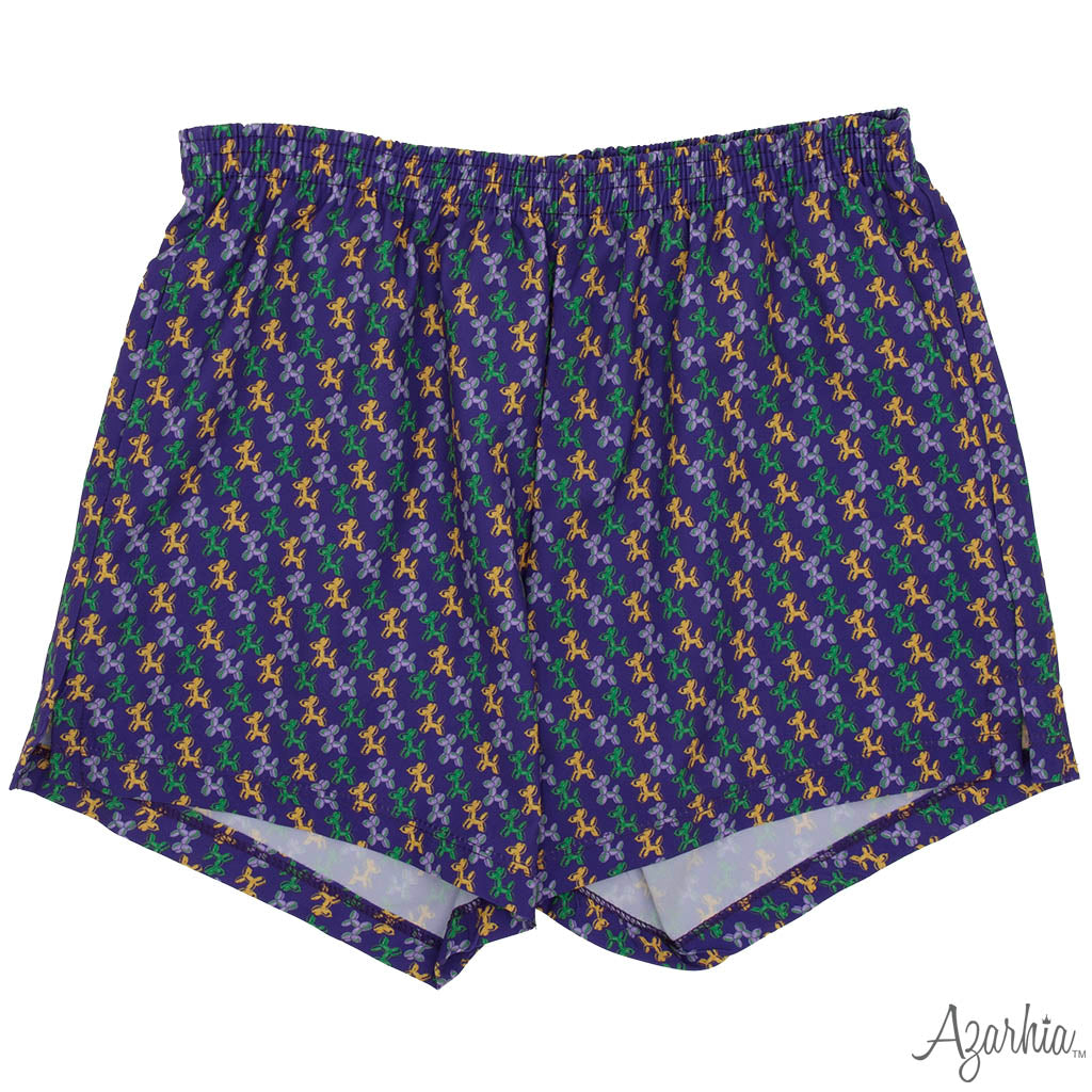 Mardi Gras Balloon Dog Billy Short MG26