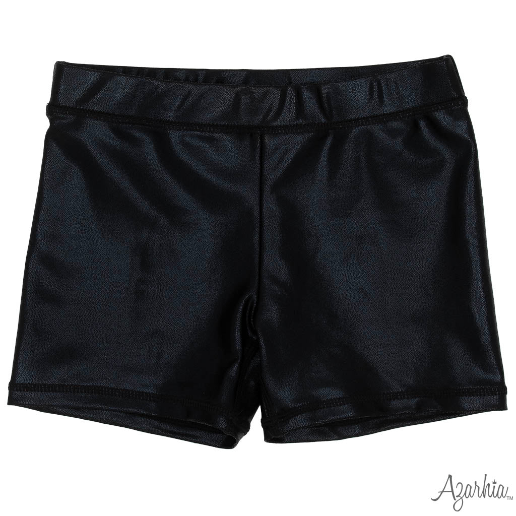 Shimmer Biker Short in Black