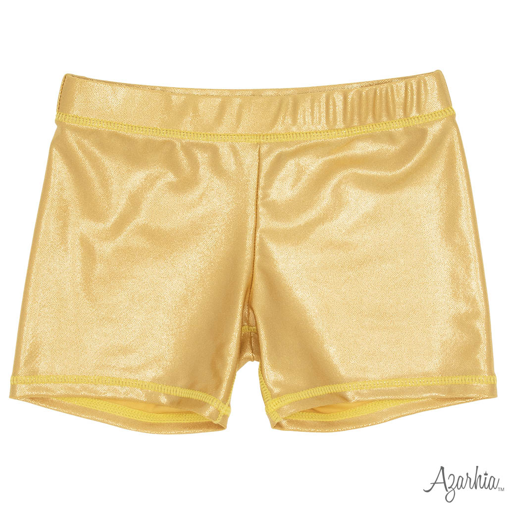 Shimmer Ruffle Sleeve Sequin Cheer in Gold