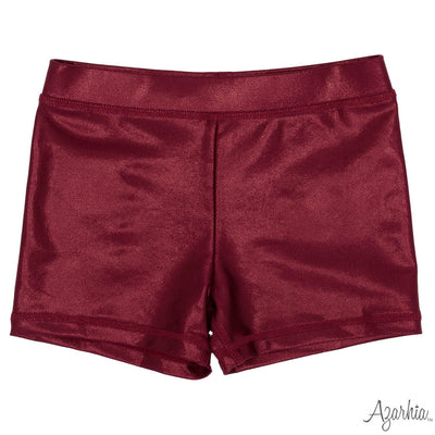 Shimmer Ruffle Sleeve Sequin Cheer in Maroon