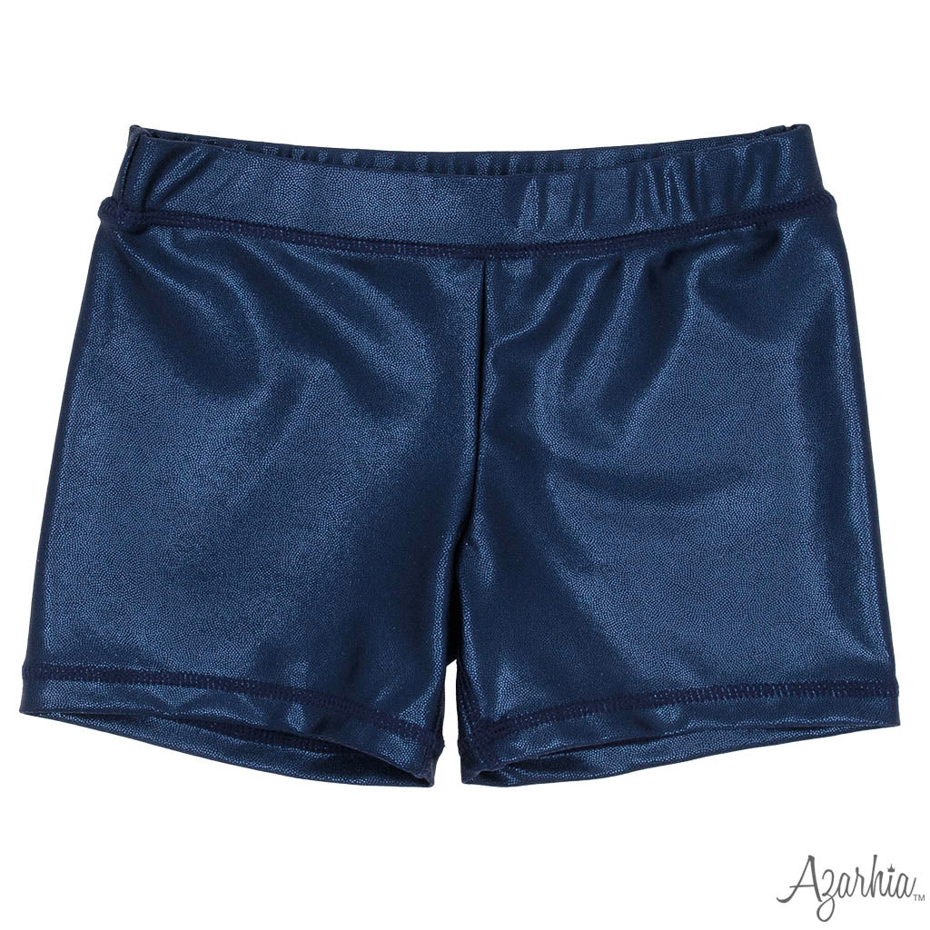 Shimmer Biker Short in Navy