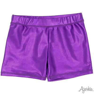 Shimmer Ruffle Sleeve Sequin Cheer in Purple