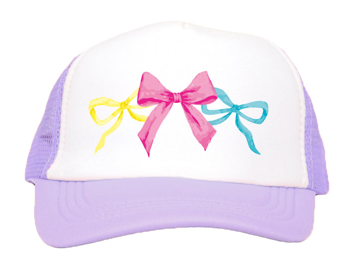 Bright Bows Youth Lavender Trucker