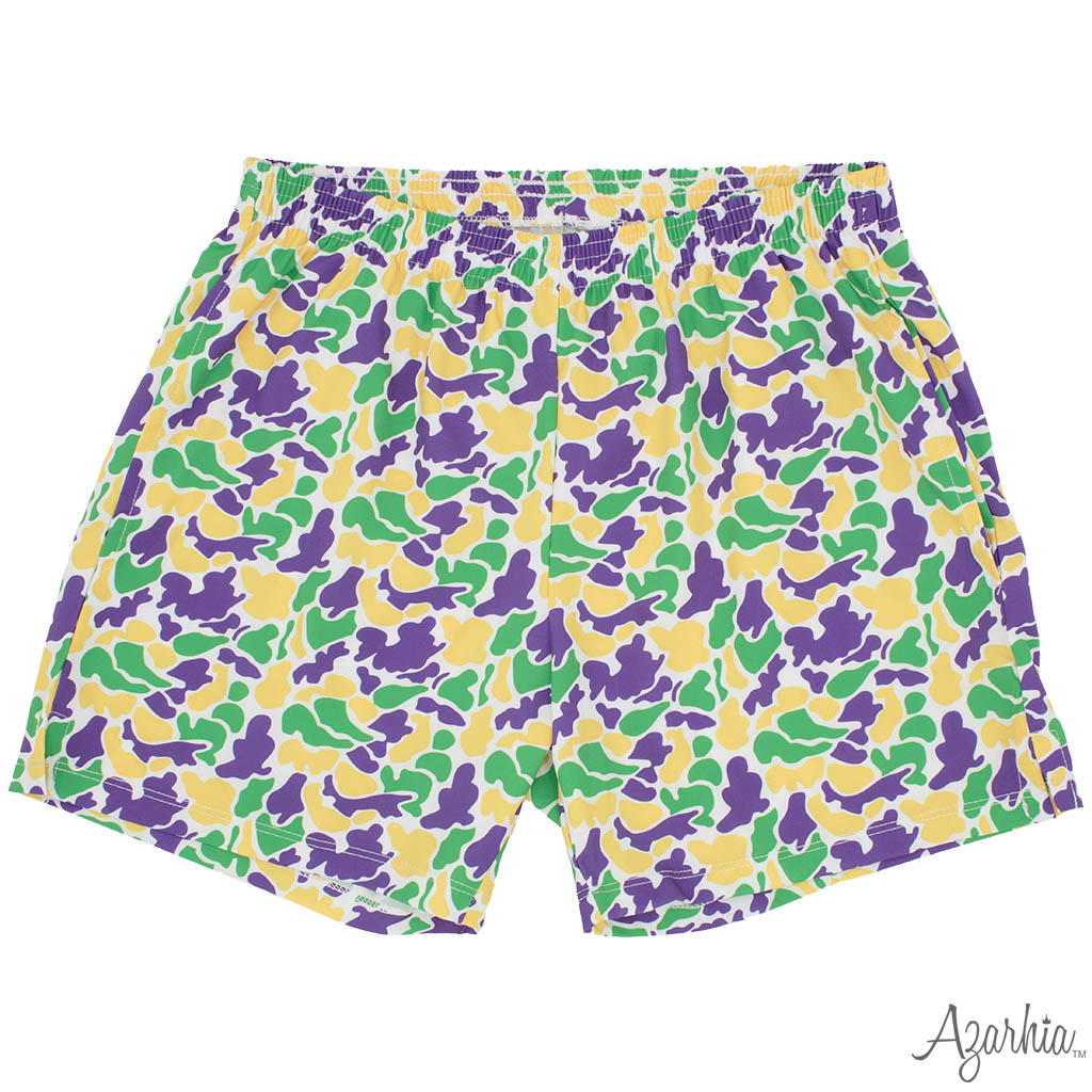 Mardi Gras Camo Billy Short