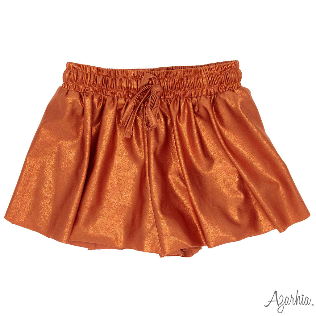 Shimmer Butterfly Short in Burnt Orange
