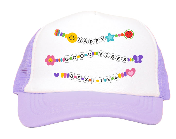 Friendship Bracelet Lavender Trucker