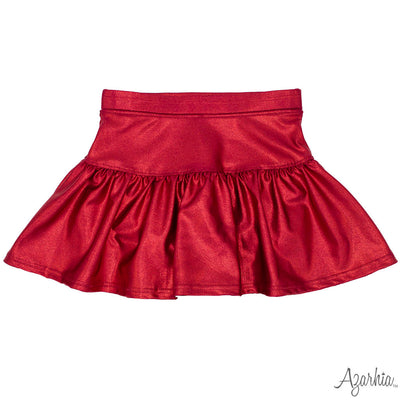 Tinsel Game Day Ringer Boxy T' Crimson