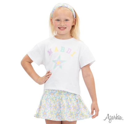 Mardi Gras Stars Pastel Butterfly Short MG26