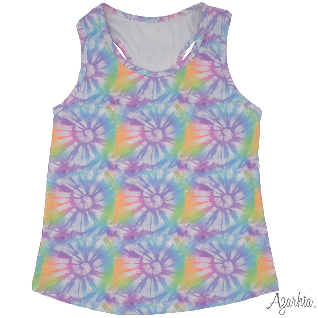 Lavender Burst Racer Back Tank