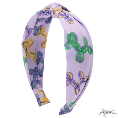 Mardi Gras Balloon Dog Screen Print White Boxy MG26