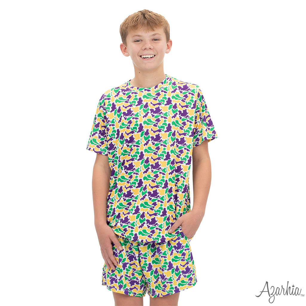 Mardi Gras Camo Drifit MG26