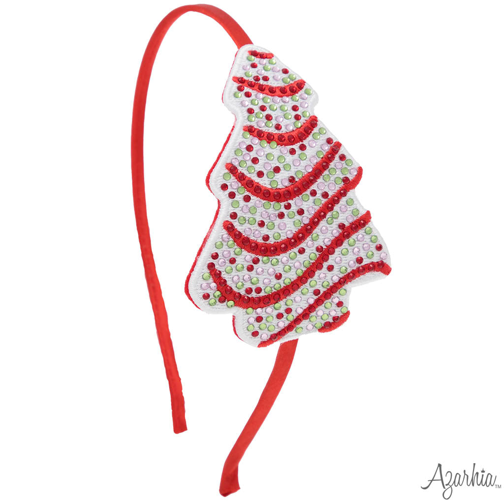 Confetti Cake CHRISTMAS Rhinestone Patch Headband ship 9/1