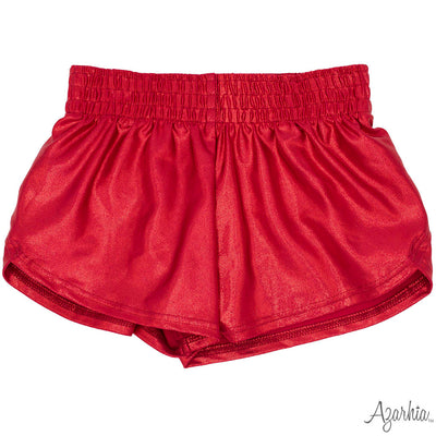 Tinsel Game Day Ringer Boxy T' Crimson
