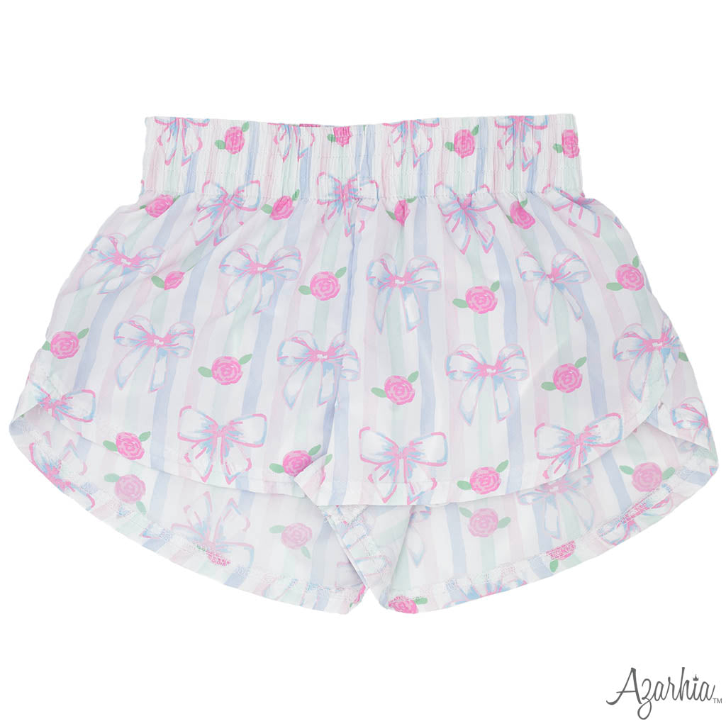 Big Bows Screen Print on Light Pink Boxy T