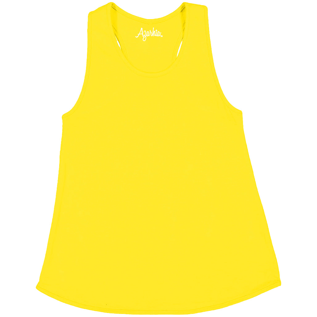Tank Top with Racer Back in Yellow