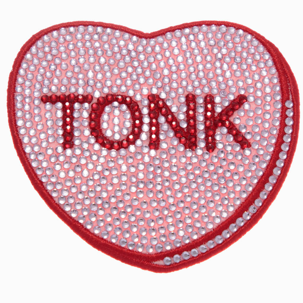 Tonk Rhinestone Heart Iron on CAMP