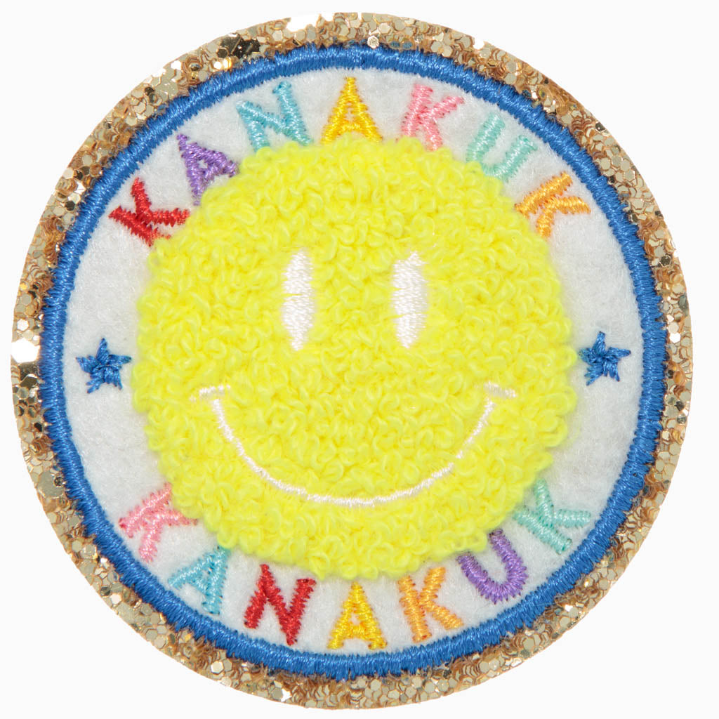 Kanakuk Smiley Face Chenille Sticker CAMP