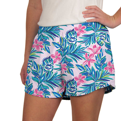 Steph Shorts Print in Take Me to Hawaii Pink SALE