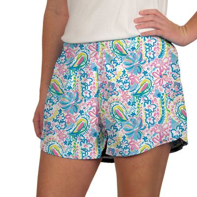 Steph Shorts in Pastel Flowers