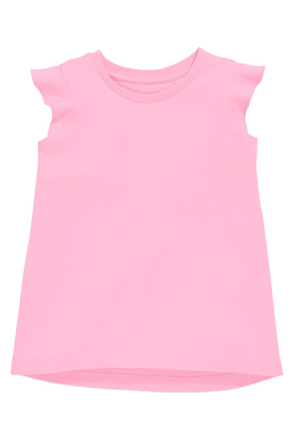 Ruffle Shirt in Light Pink