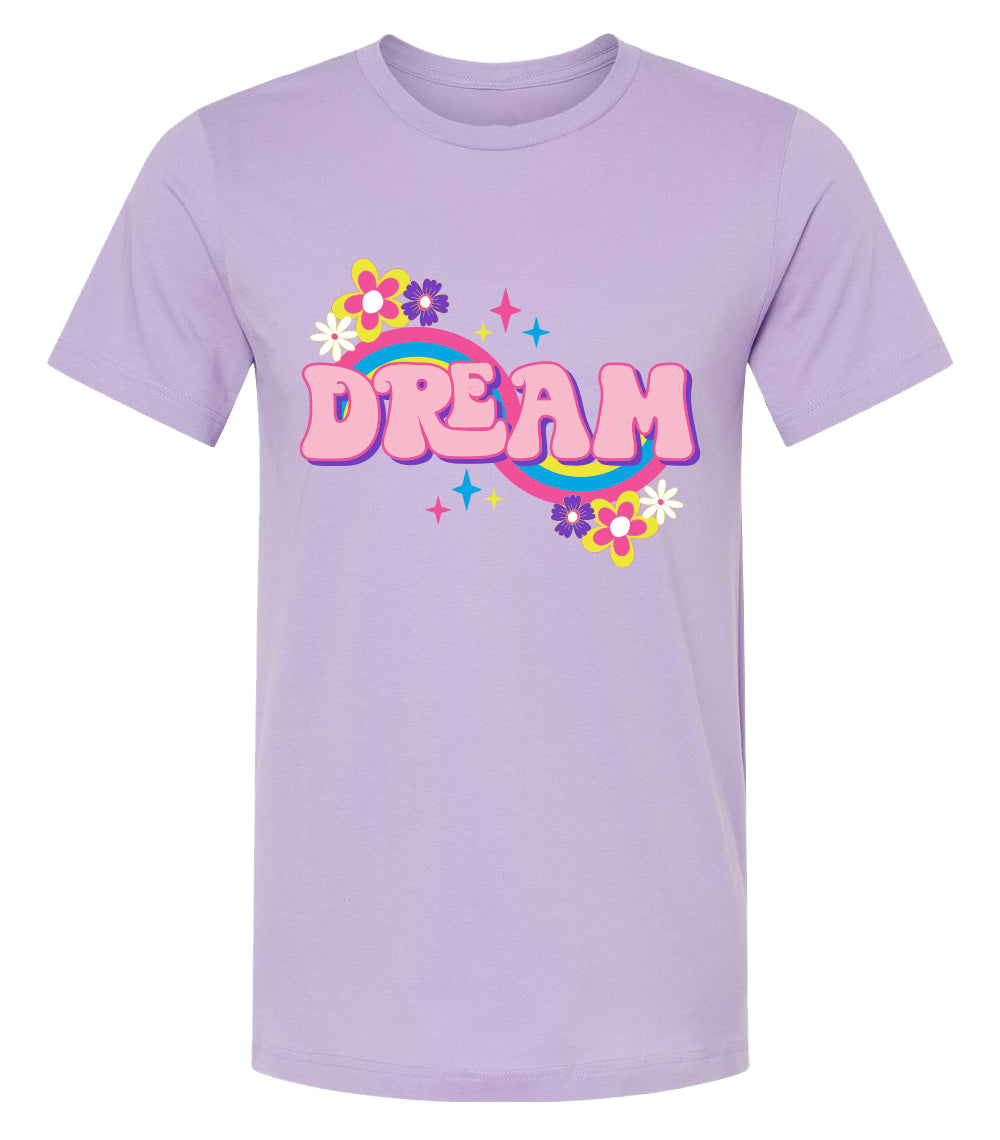 Puffy Dream on Lavender short sleeve shirt