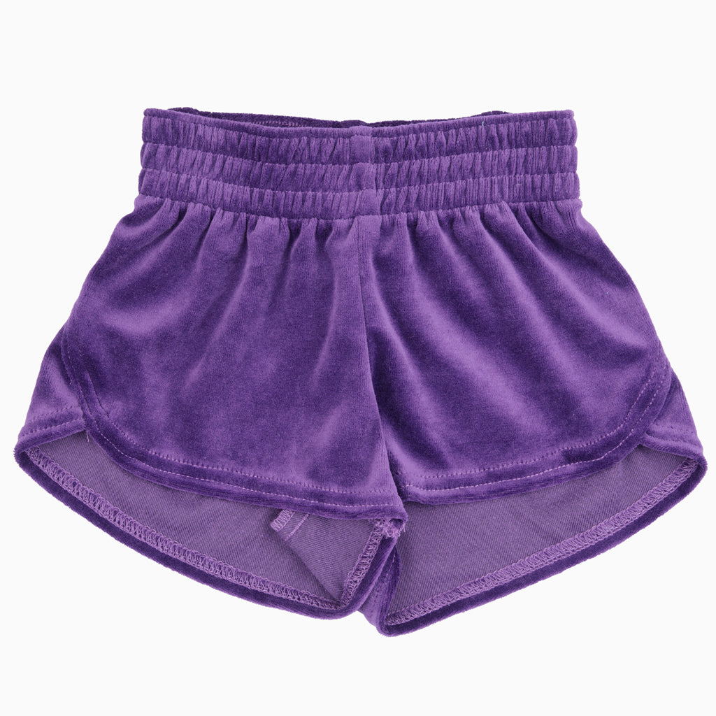 Steph Shorts in Velour Purple