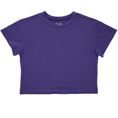 Boxy T’ in Solid Purple