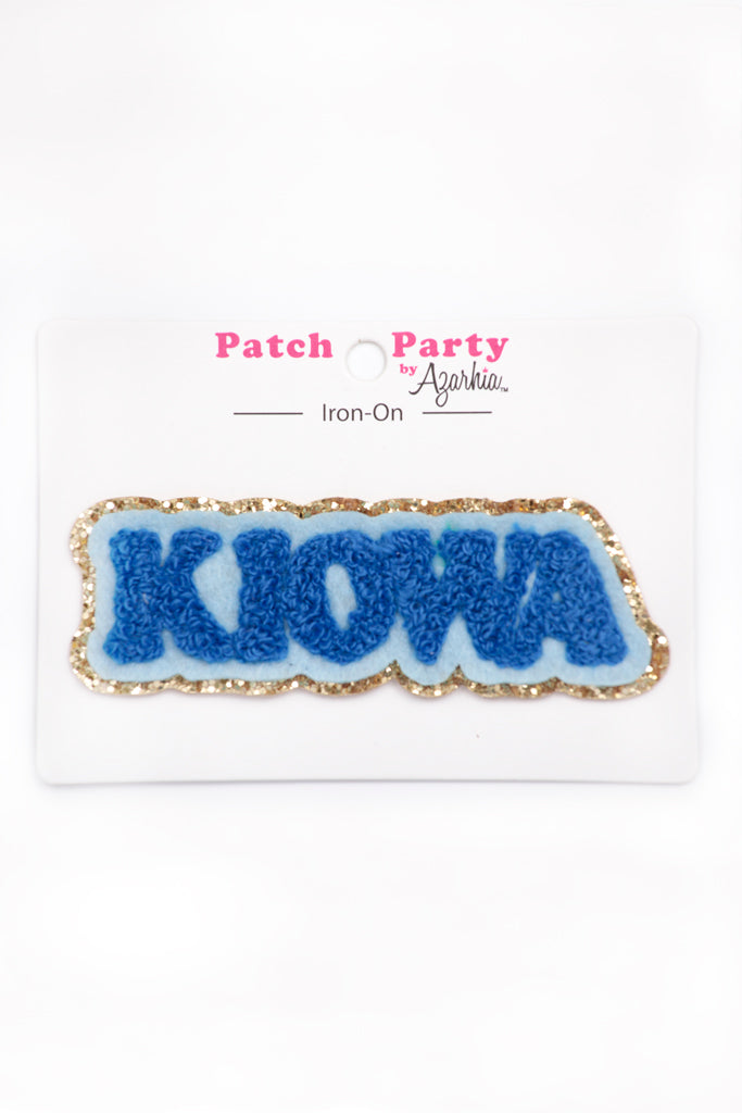 Kiowa Chenille Patch (Iron On)