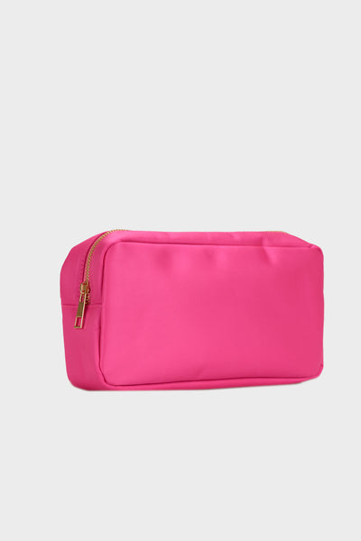 Small Nylon Pouch Neon Pink