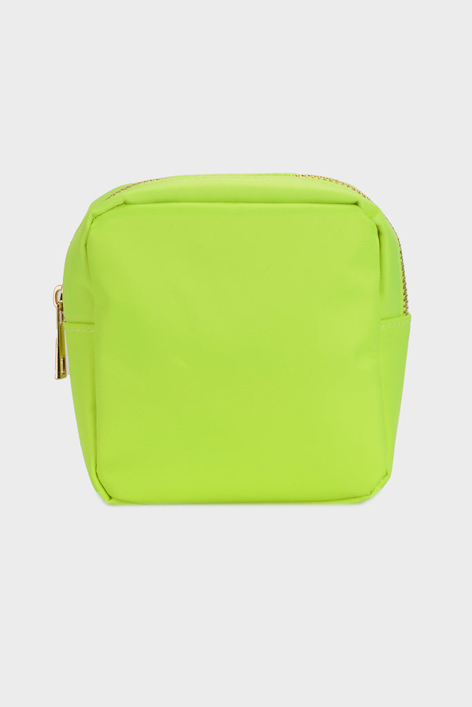 Mini Nylon Pouch Neon Green