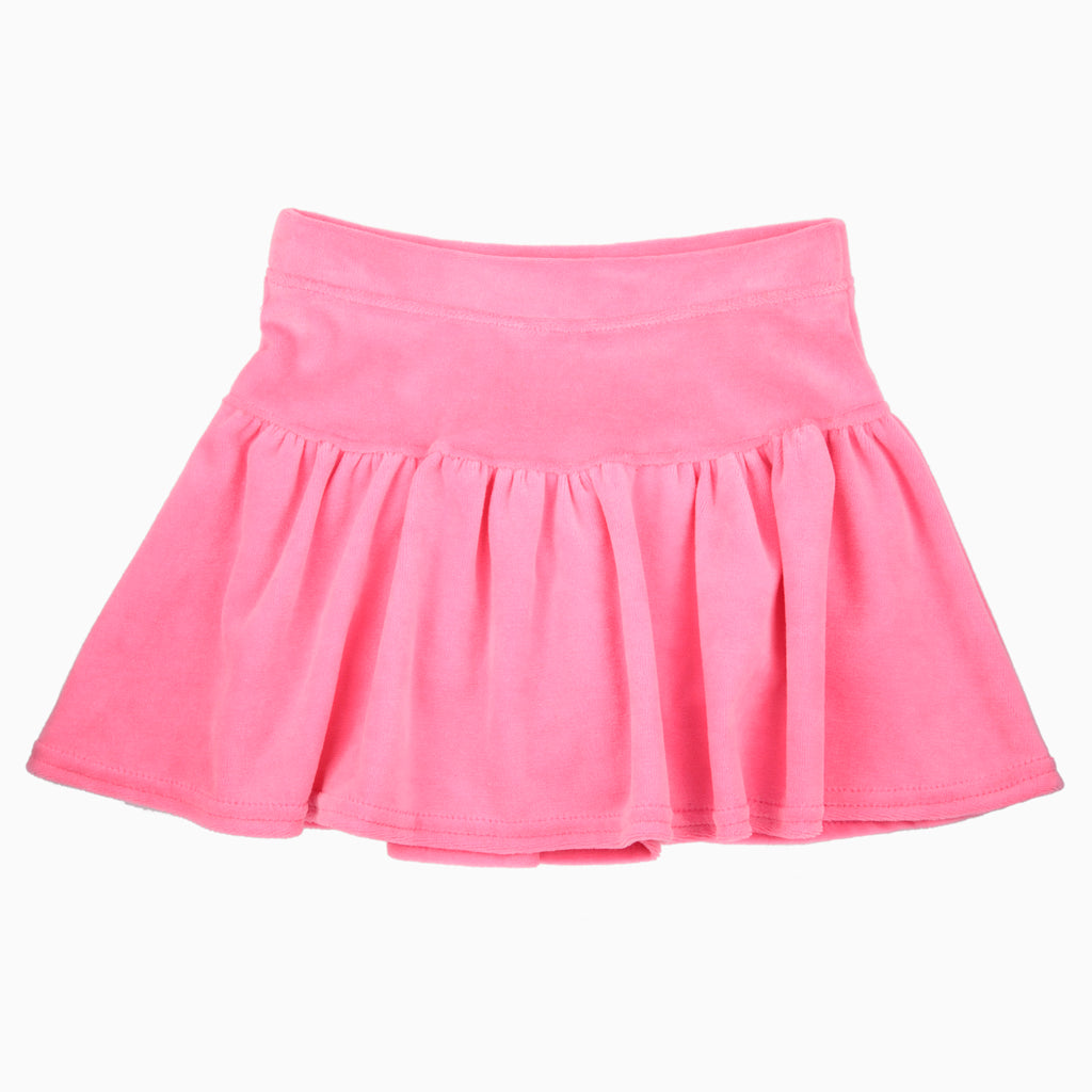 Steph Shorts in Velour Bright Pink