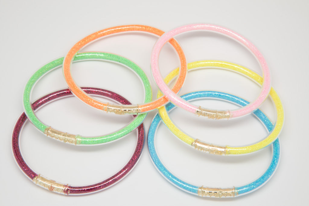Rainbow Bangles Waterproof for Girls - Jewelry