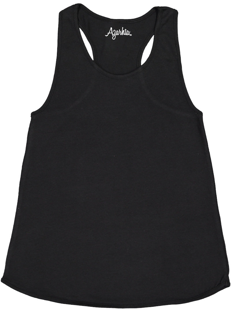 Tank Top with Racer Back in Black