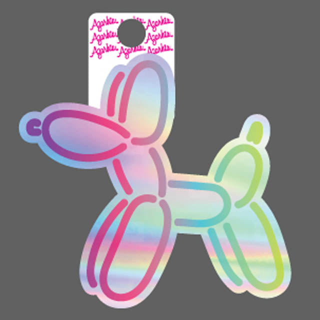 Balloon Dog-Hologram Sticker