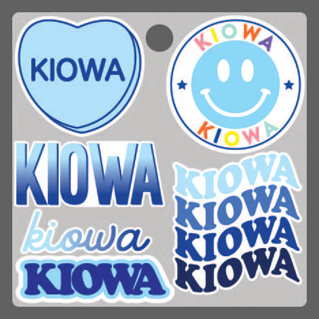 Kiowa Camp Sticker