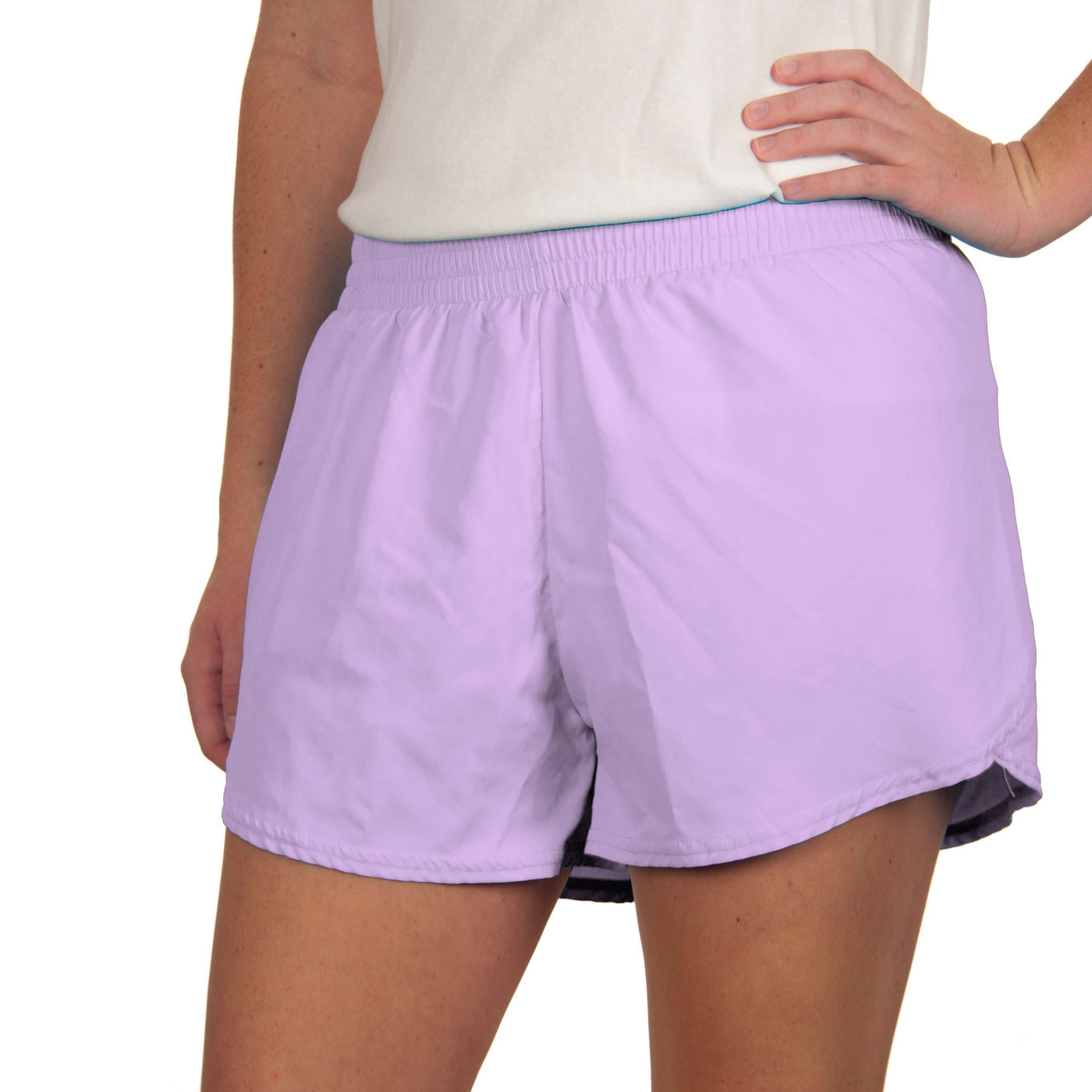 Steph Shorts in Solid Lavender