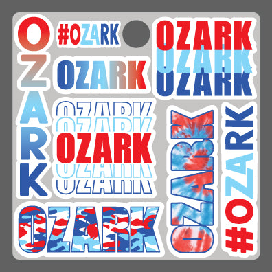 Ozark Camp Stickers