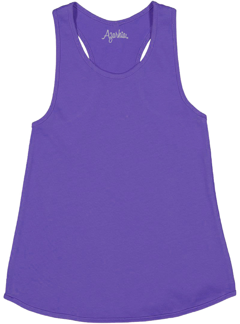 Tank Top with Racer Back in Purple